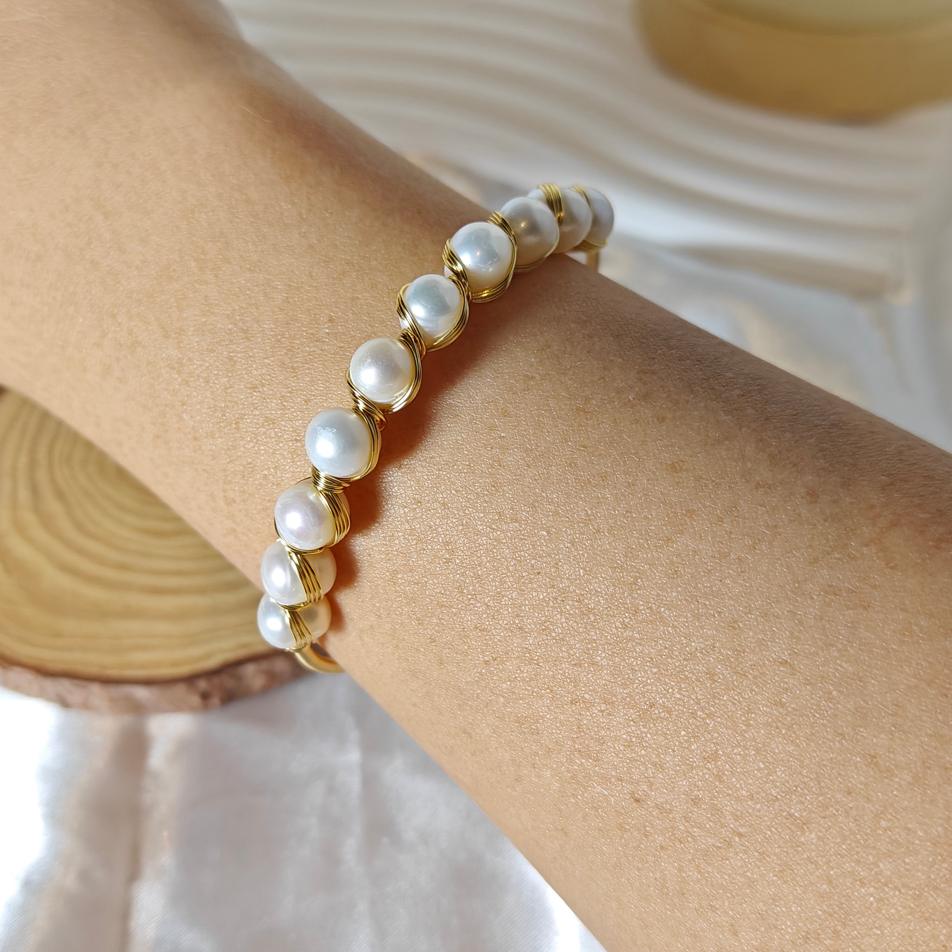 Handmade Freshwater Pearl Bracelet