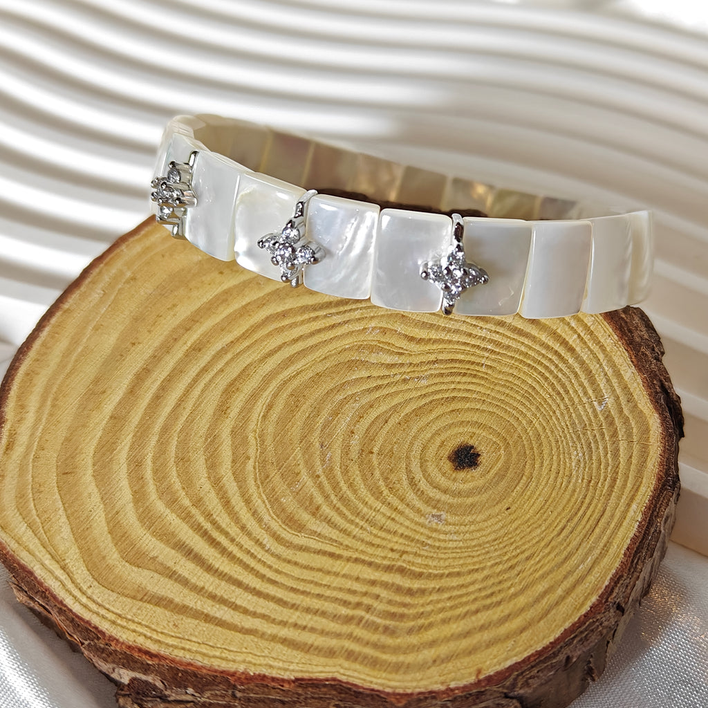 Stretchy Segmented Bangle Bracelet – Pintada Albina