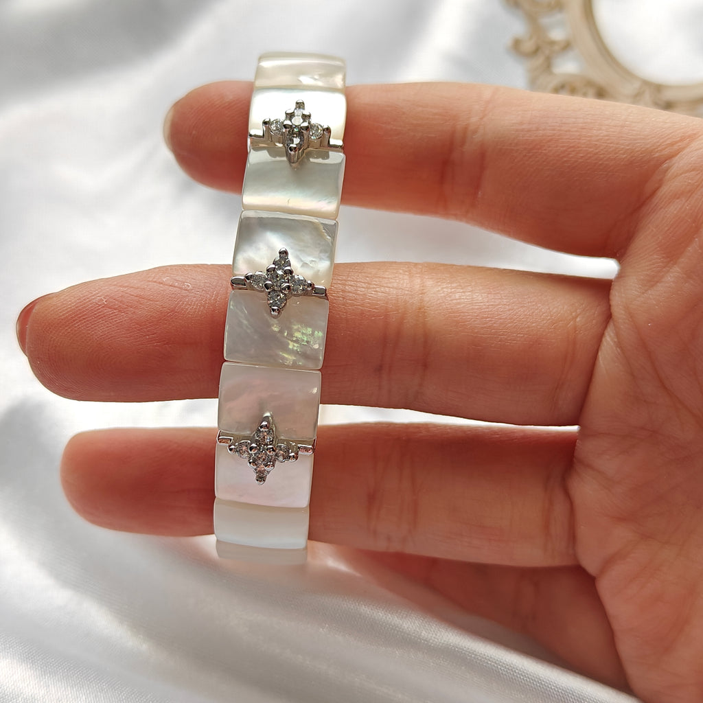 Stretchy Segmented Bangle Bracelet – Pintada Albina