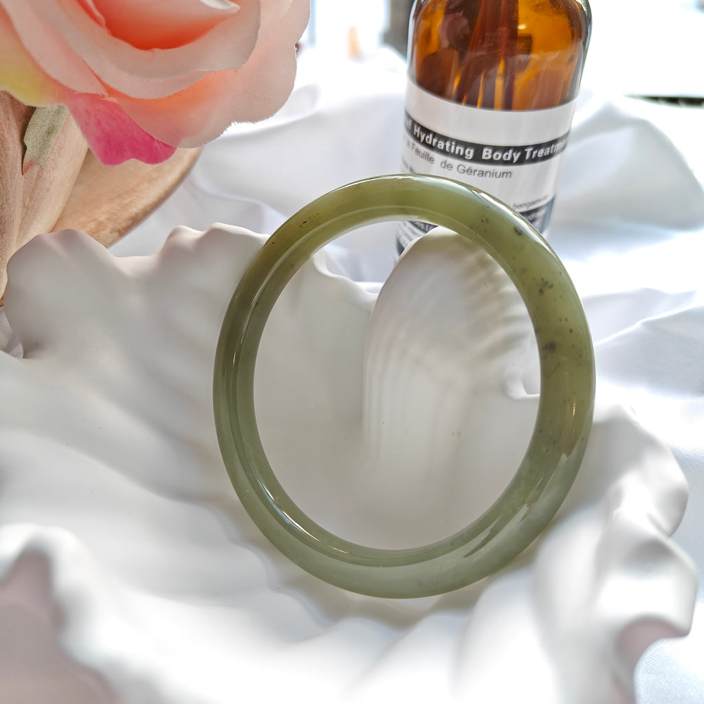 Green Jade Bangle