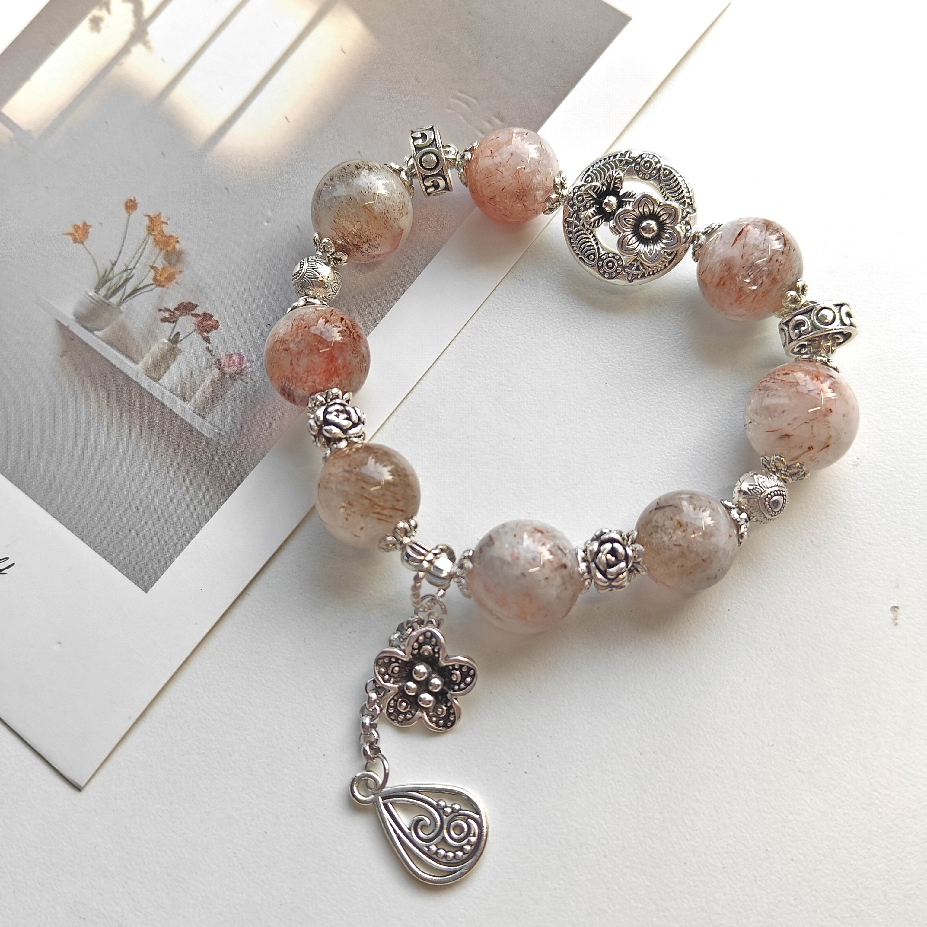 Stretchy Garden Quartz Bracelet