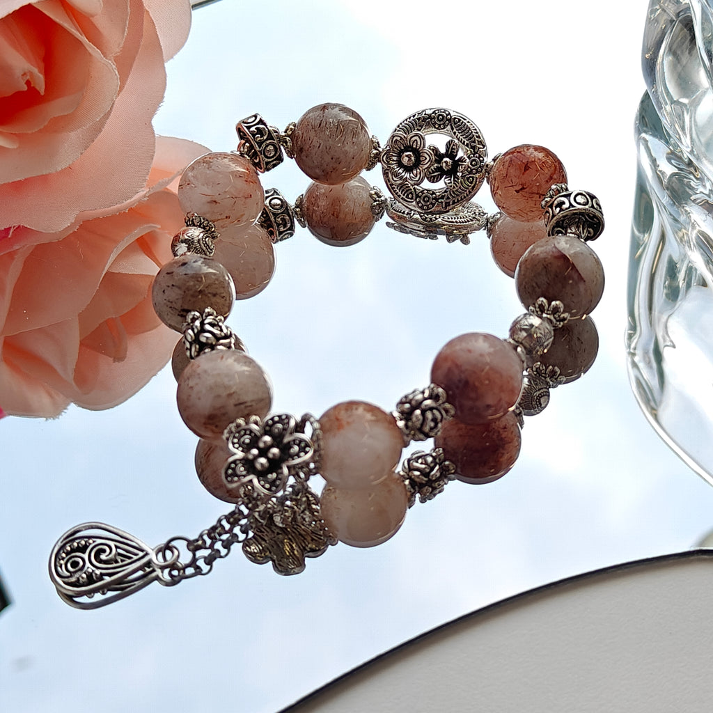 Stretchy Garden Quartz Bracelet