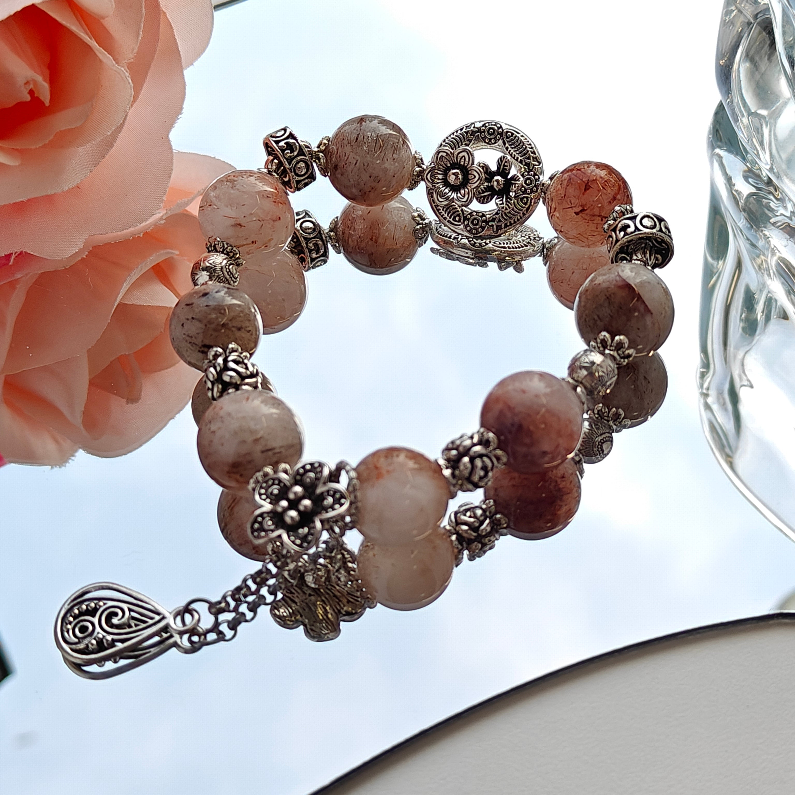 Stretchy Garden Quartz Bracelet