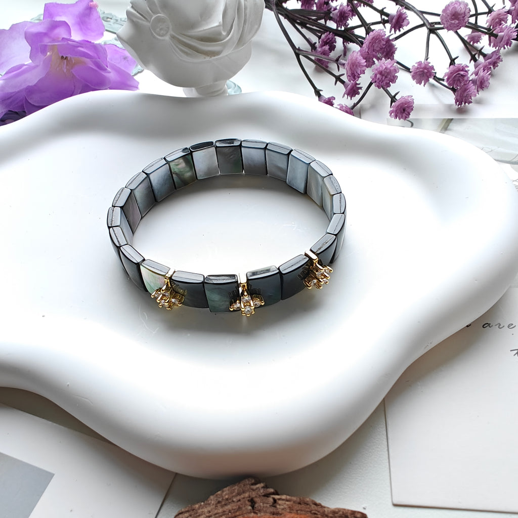 Stretchy Segmented Bangle Bracelet – Pintada Albina