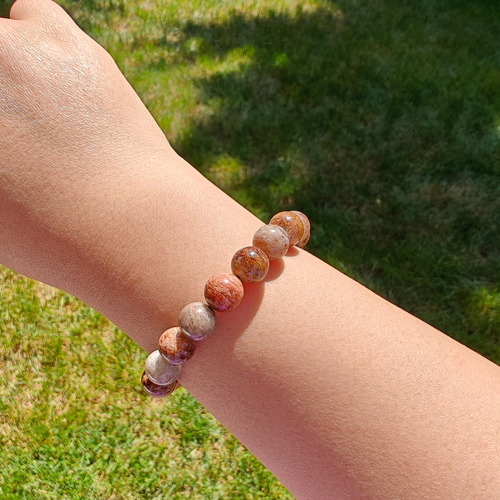 Natural Garden Quartz Stretchy Bracelet l Energy Infused l Healing Stone l Chakra l Meditation l Mala l Gift Ideas l Gift for Her