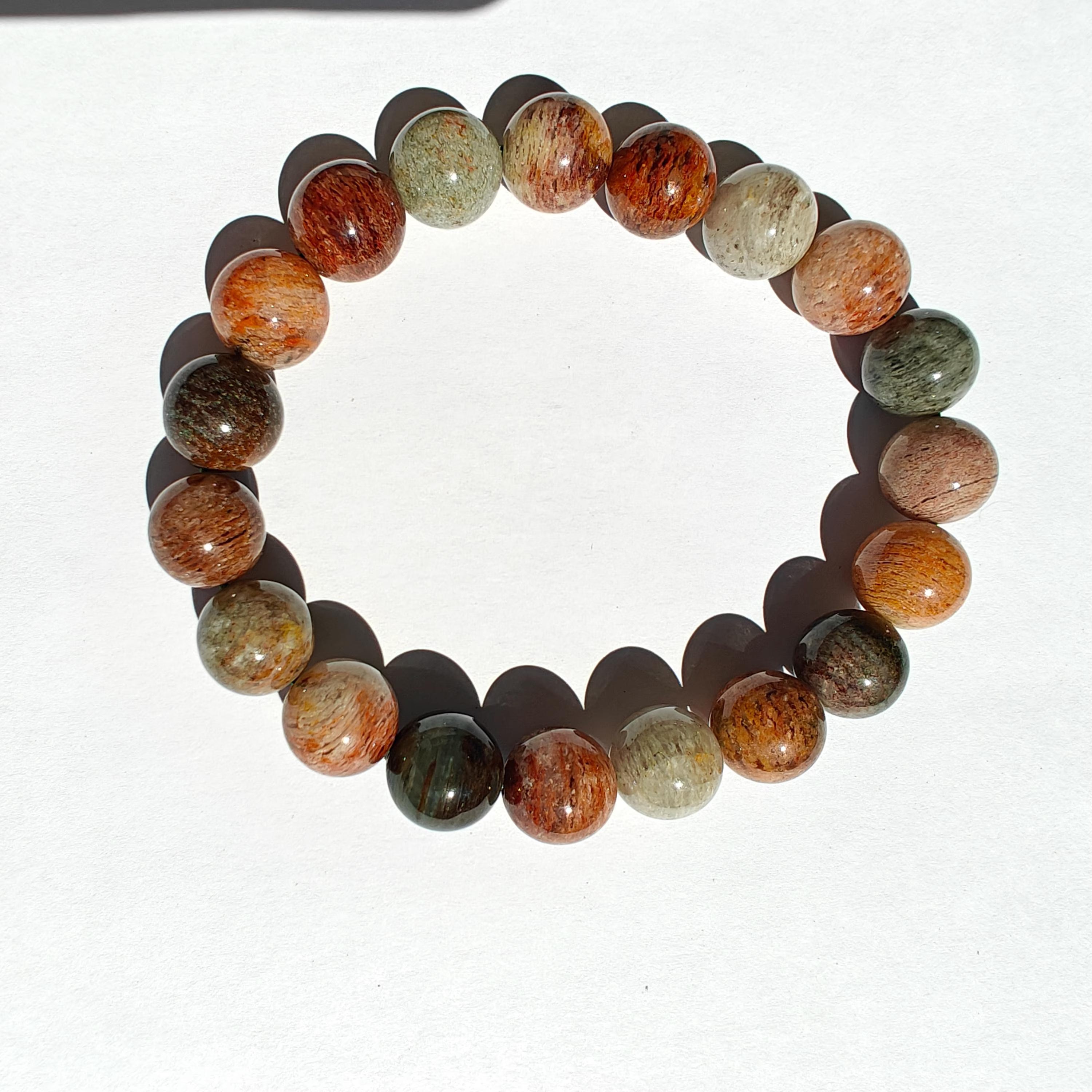 Natural Garden Quartz Stretchy Bracelet l Energy Infused l Healing Stone l Chakra l Meditation l Mala l Gift Ideas l Gift for Her