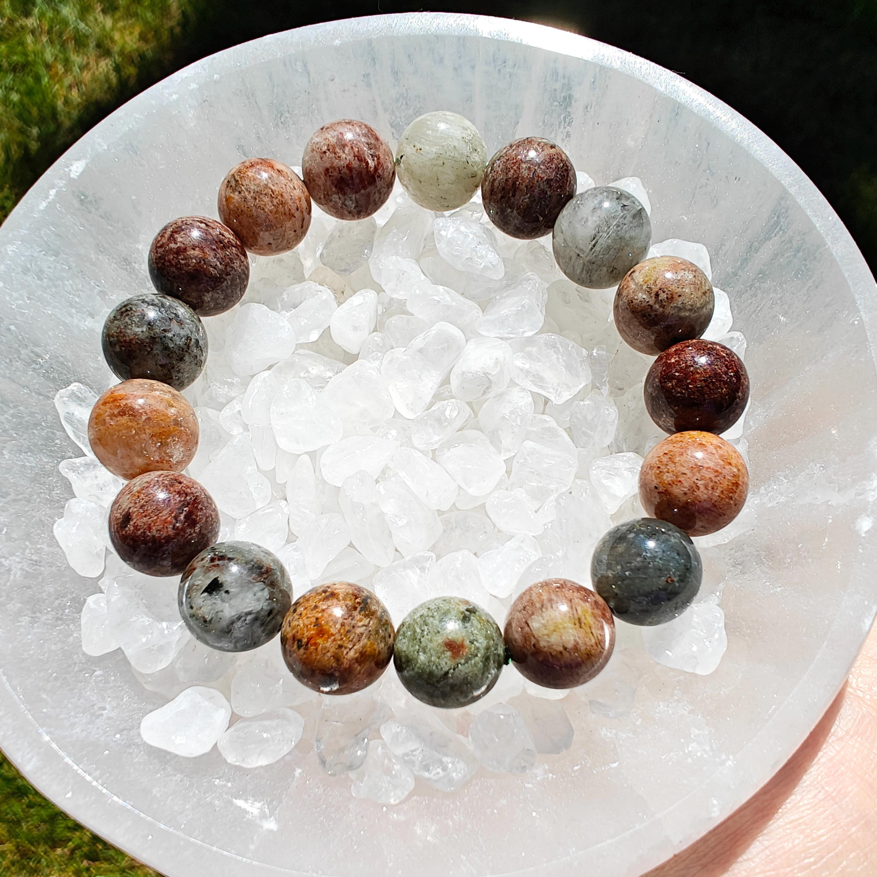 Natural Garden Quartz Stretchy Bracelet l Energy Infused l Healing Stone l Chakra l Meditation l Mala l Gift Ideas l Gift for Her