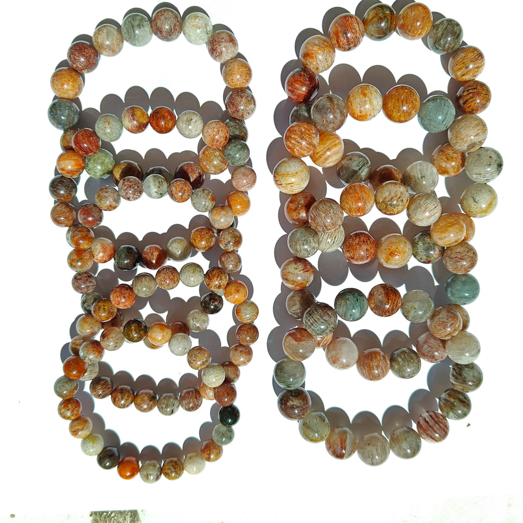 Natural Garden Quartz Stretchy Bracelet l Energy Infused l Healing Stone l Chakra l Meditation l Mala l Gift Ideas l Gift for Her