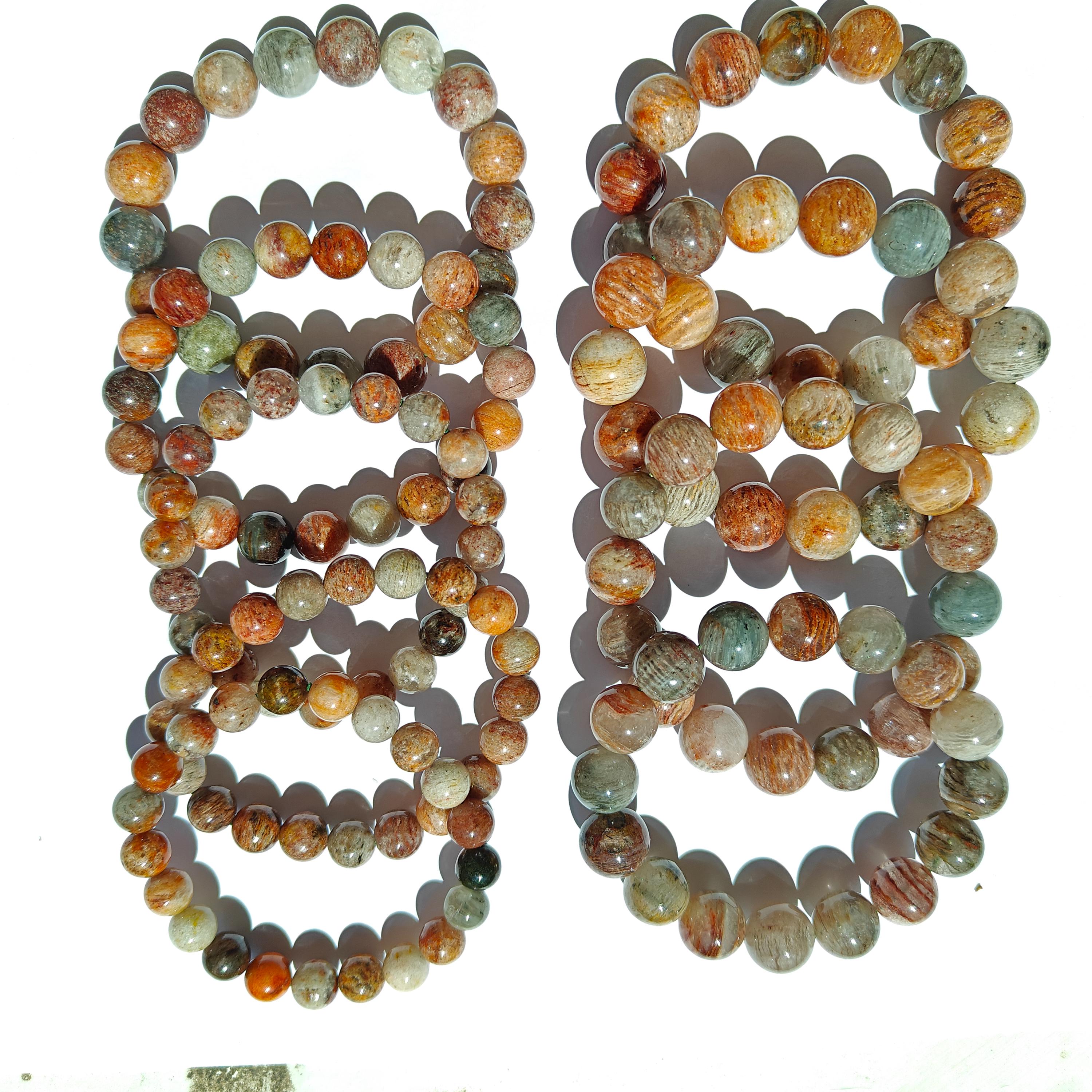 Natural Garden Quartz Stretchy Bracelet l Energy Infused l Healing Stone l Chakra l Meditation l Mala l Gift Ideas l Gift for Her