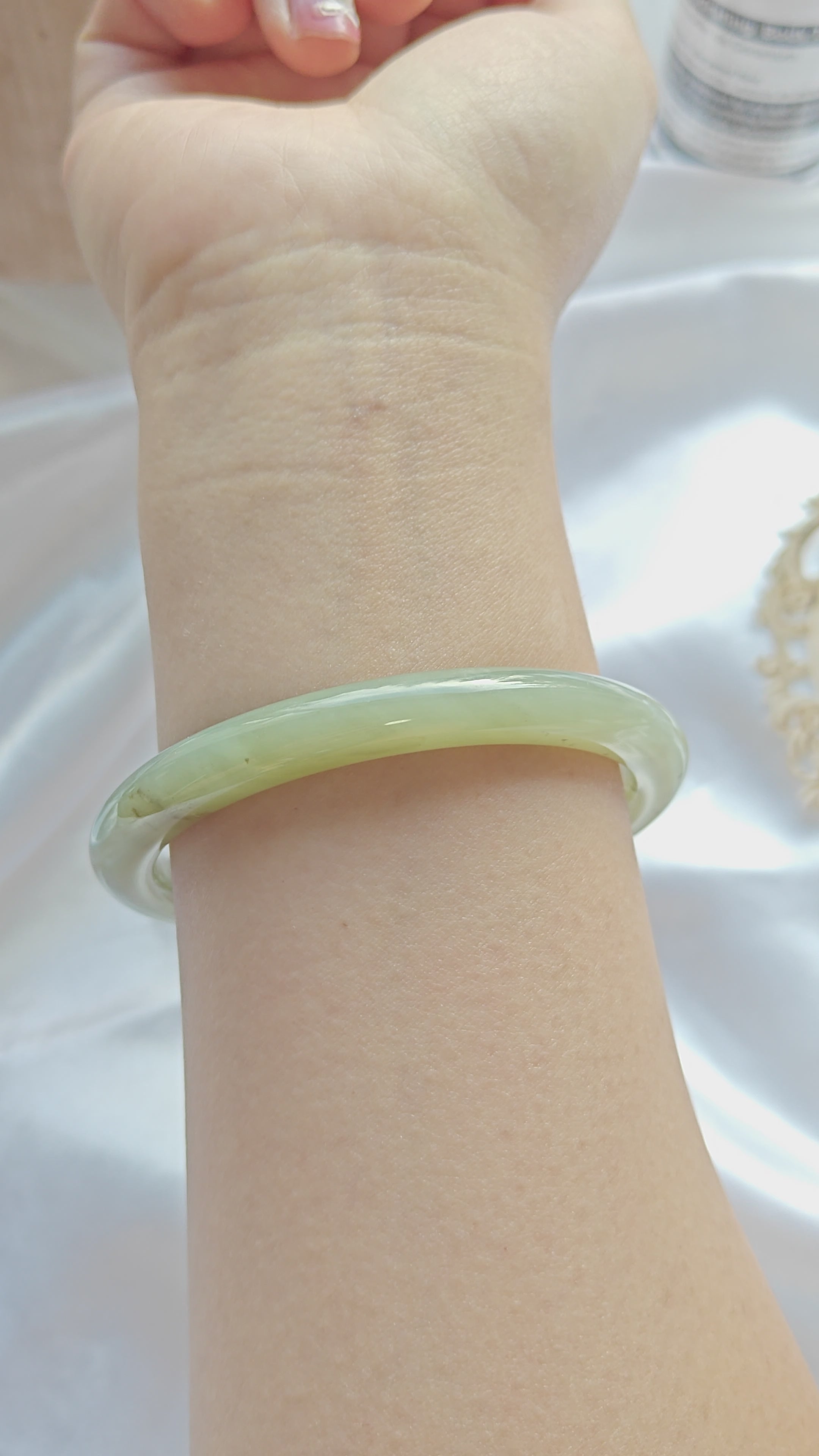 Green Jade Bangle