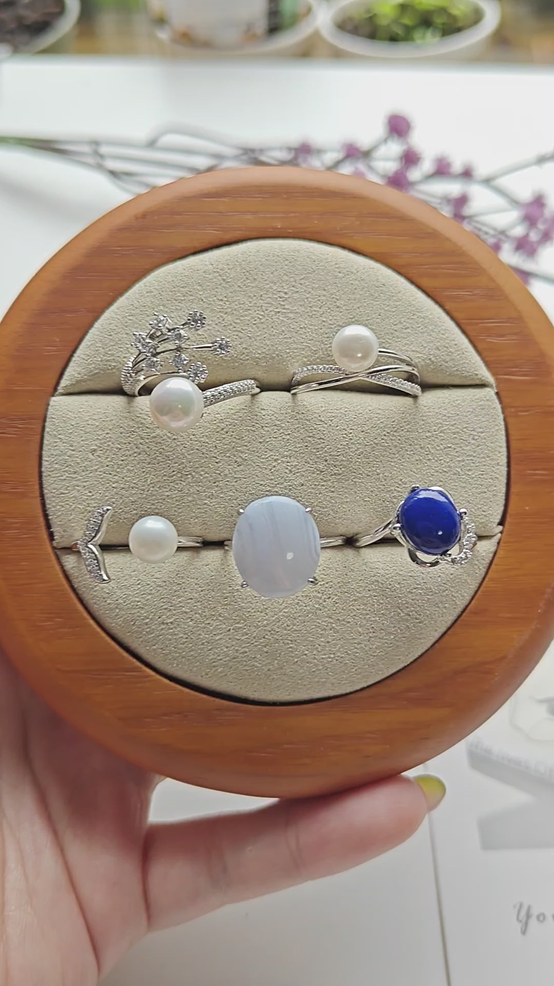 Lapis Lazuli Ring – Adjustable S925 Sterling Silver Ring