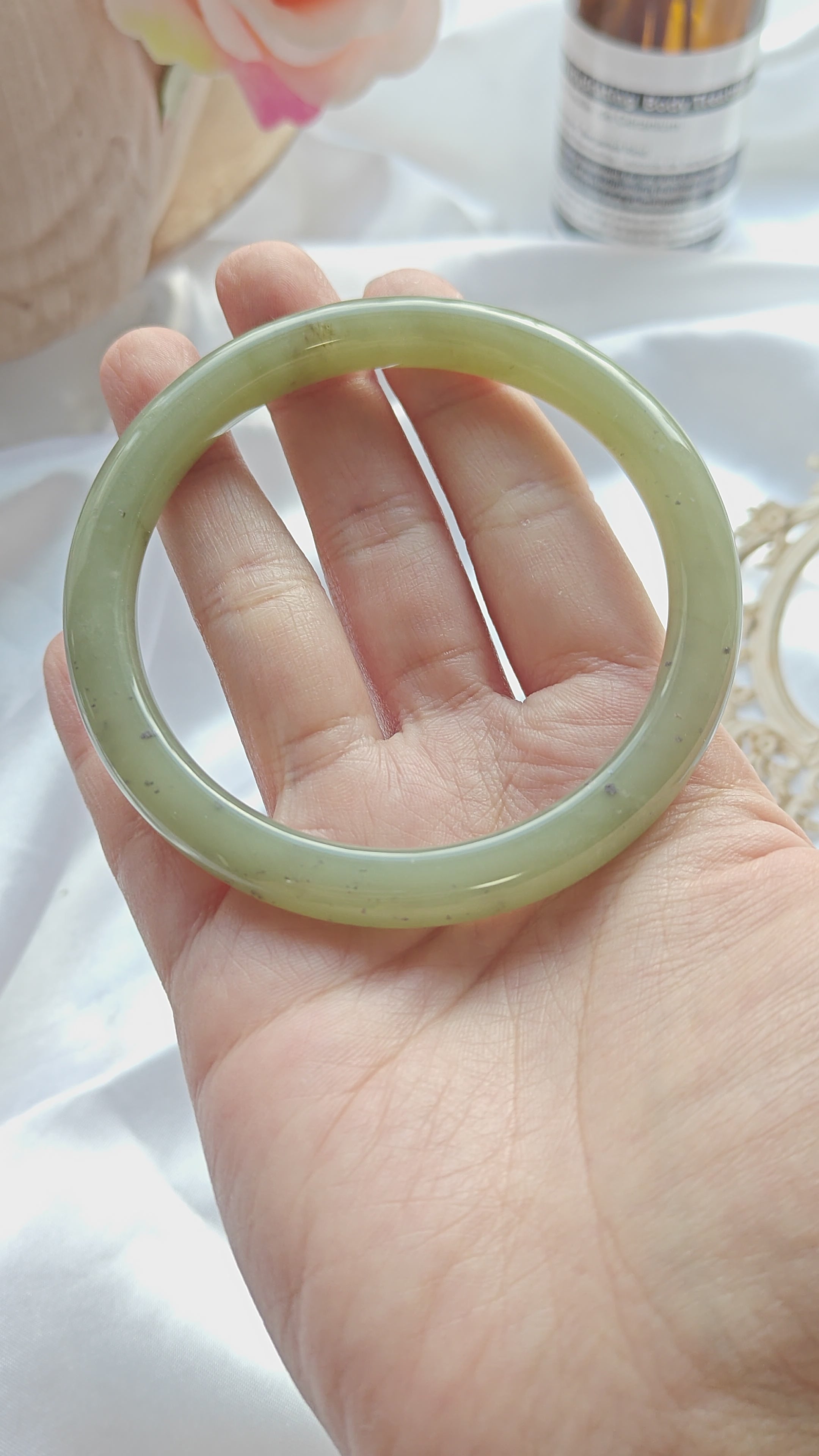 Green Jade Bangle